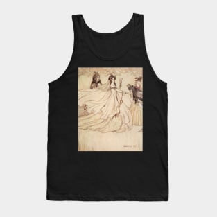 Vintage Fairy Tales, Cinderella by Arthur Rackham Tank Top